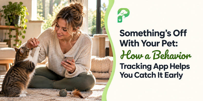 Something's Off With Your Pet: How a Behavior Tracking App Helps You Catch It Early