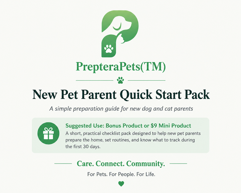 The Smart Pet Parent Starter Kit