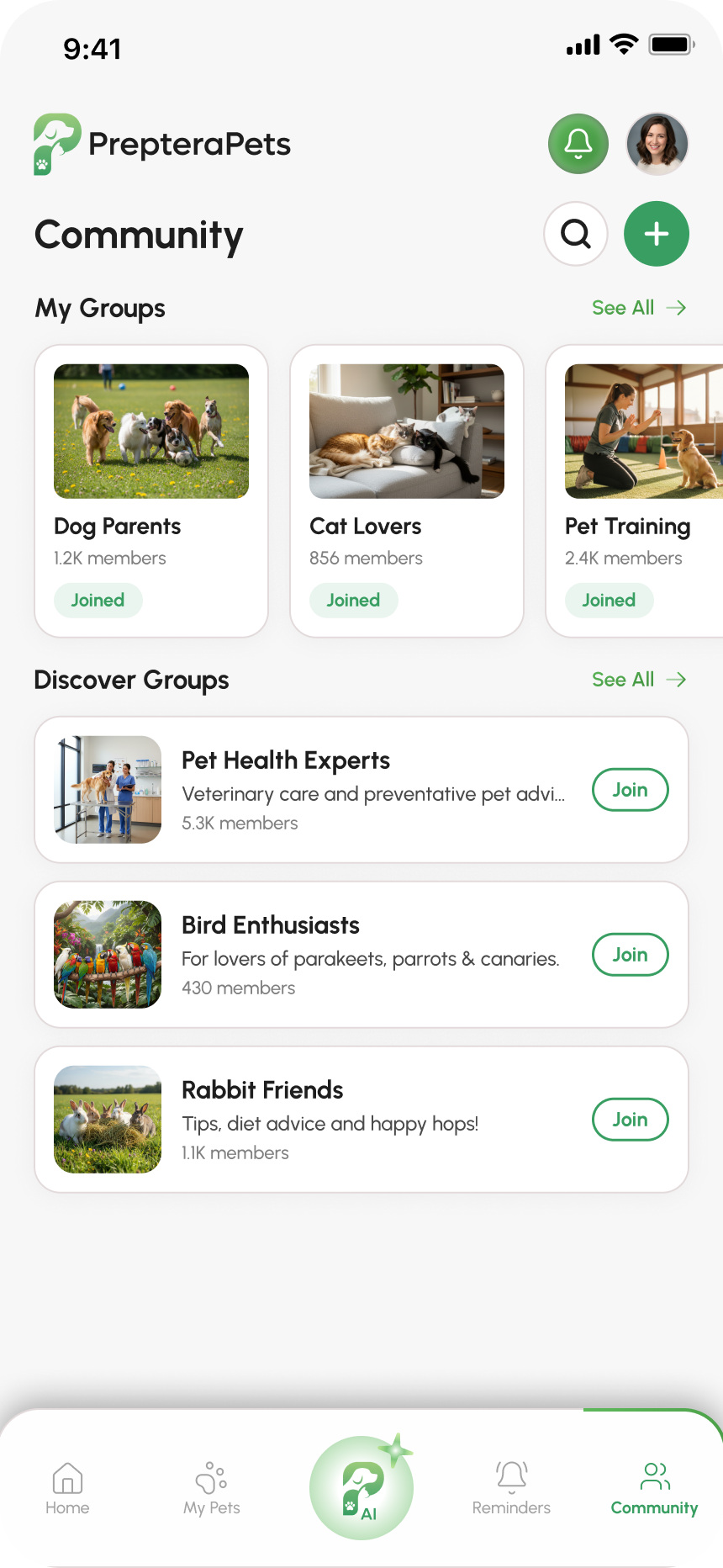 PrepteraPets community